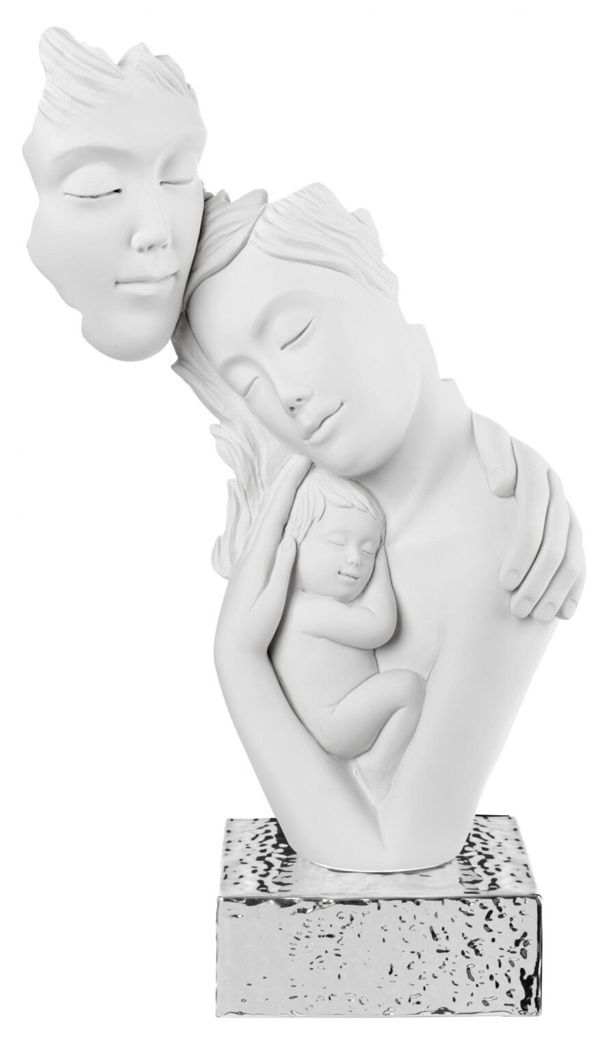 famiglia bianca con base