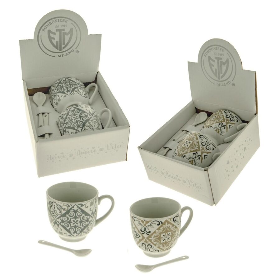 set 2 tazze cappuccino ponza etm