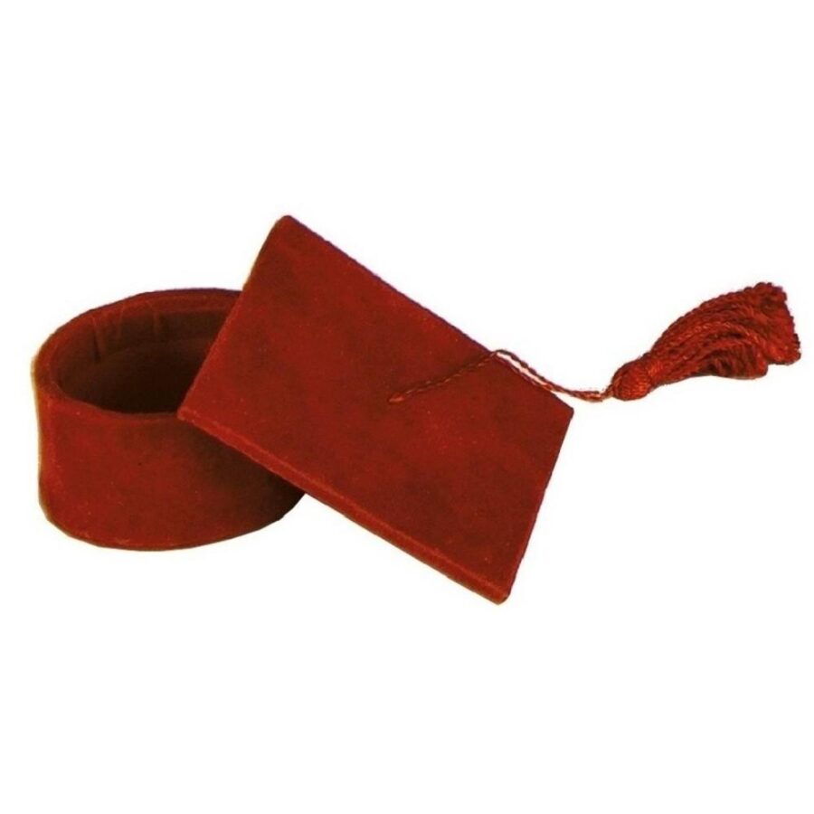 tocco portaconfetti laurea rosso