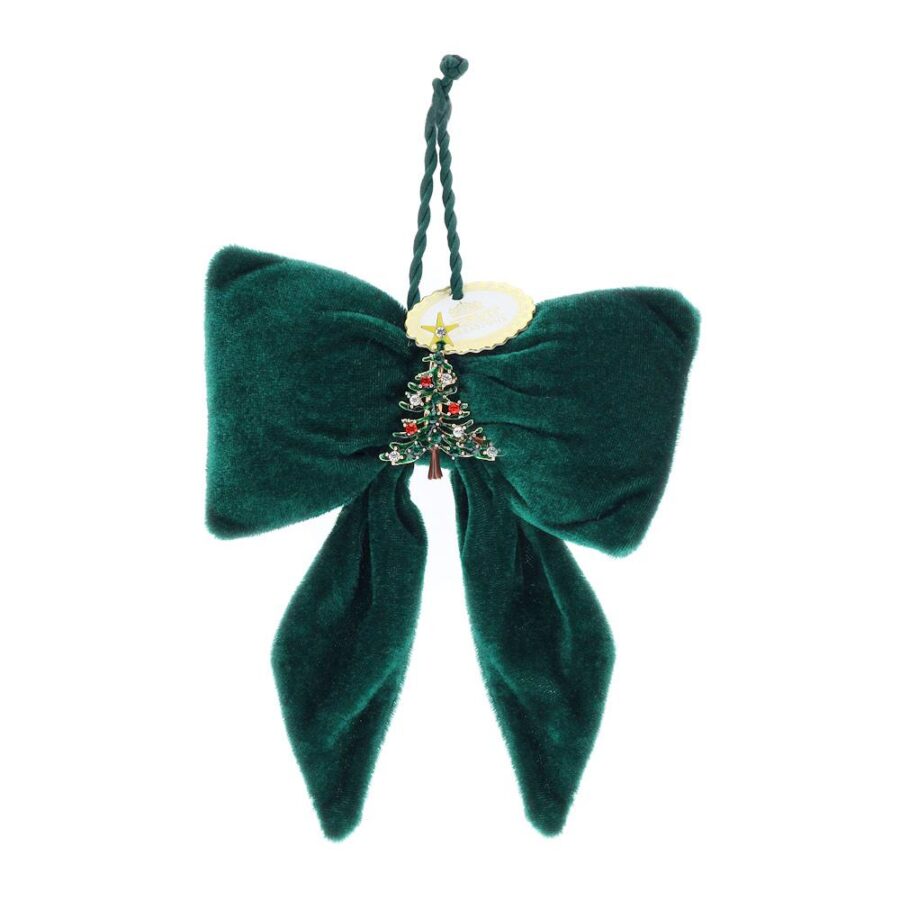 fiocco velluto verde