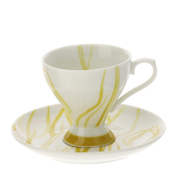 Box 2 tazzine caffe' giallo hervit