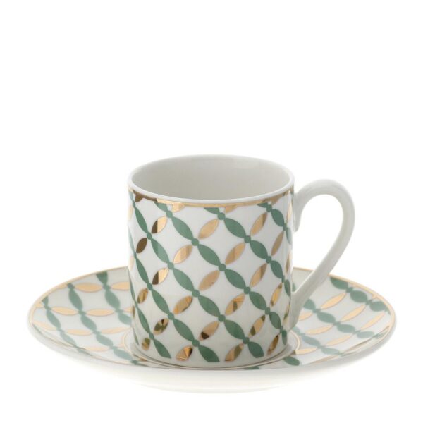 Set 2 tazzine caffè vlk verde