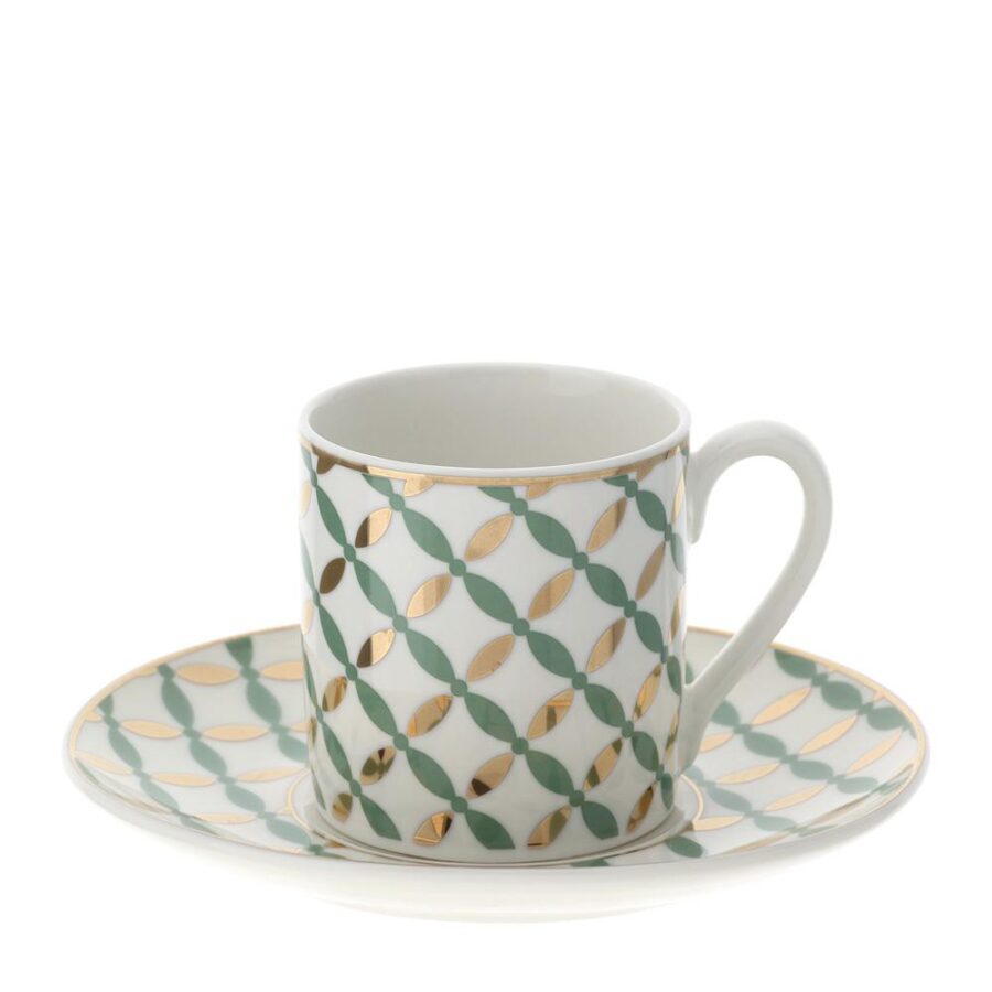 Set 2 tazzine caffè vlk verde