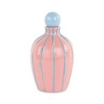 Oliera rosa righe azzurre cupido