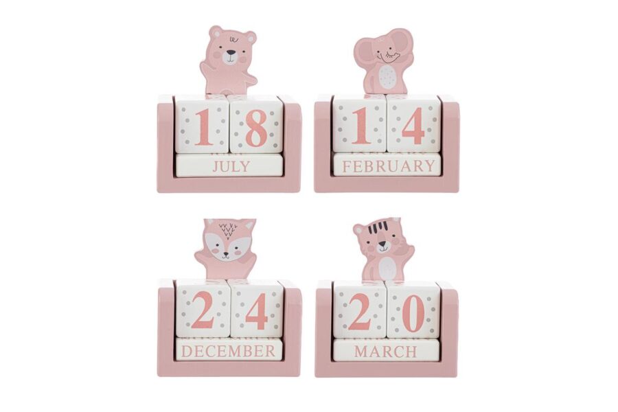 datario legno rosa 4 ass