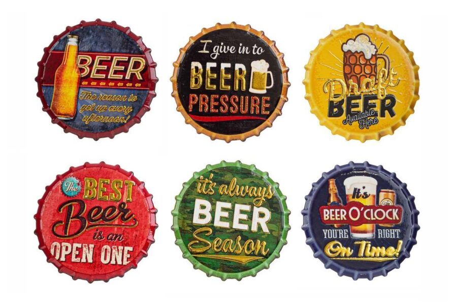 calamita tappo birra ceramica