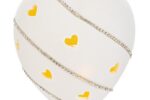 cuore porcellana led con strass - immagine 2