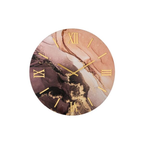 orologio effetto marmo tortora md