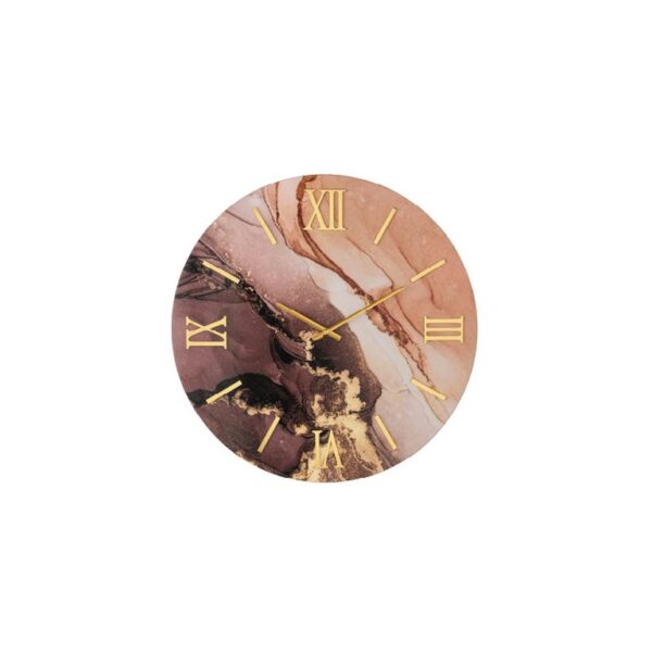 orologio effetto marmo tortora pc