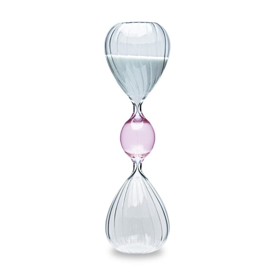 clessidra vetro rosa