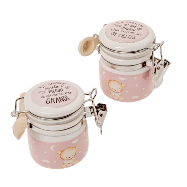Baby Barattolo rosa h. 6,5