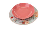 set 18 piatti pink & roses
