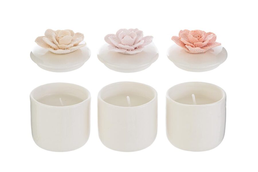 candela scatola fiore - immagine 2