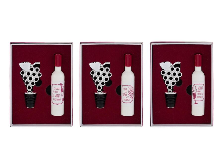 set 2 accessori vino