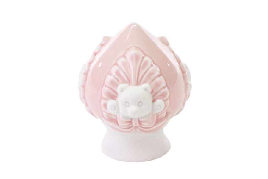 POMO ELEFANTE ROSA IN PORCELLANA