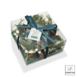 Cera profumata gr verde con Rami di Pino