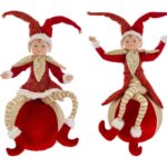 elfo natalizio portafortuna su palla