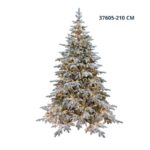 albero natale innevato 210 mt 2500led