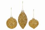 set 3 palline mix gold d10cm