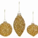 set 3 palline mix gold d10cm