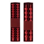 set 2 candele rosse lunghe
