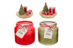 candela in barattolo albero e pacco - immagine 2