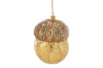 ghianda natalizia oro - immagine 2