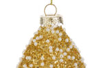 set 3 palline mix gold d.8cm - immagine 2