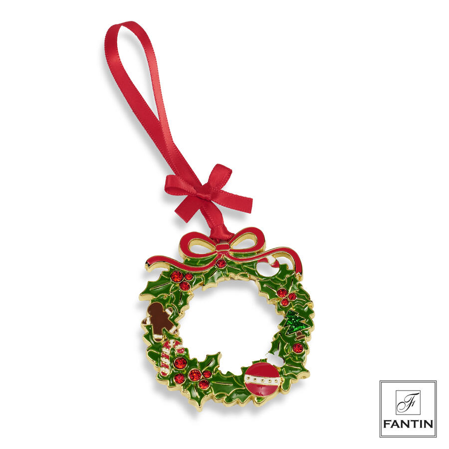 addobbo ghirlanda mix strass - immagine 1