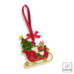 addobbo slitta albero mix strass