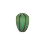 vaso vetro sfumato verde