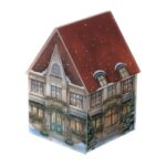 casetta candela rossa natalizia- hervit - immagine 2