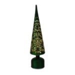 albero cono verde led