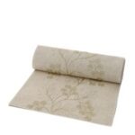 RUNNER ECRU FLOR.RILIEVO ORO 36X180CM