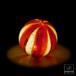 lampada sfera vetro rossa fantin - immagine 2