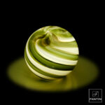 lampada sfera vetro verde fantin - immagine 2