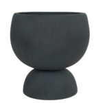 vaso in ossido di magnesio grigio S