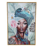 quadro su tela donna con turbante