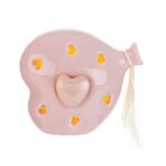cuore led balloon rosa
