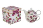 set teiera bouquet di charme
