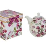 set teiera bouquet di charme