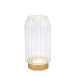 vaso vetro led trasparente md