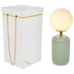 lampada vetro palla led salvia