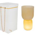 vaso vetro lampada beige