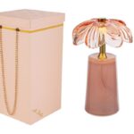 lampada vetro fiore ciliegia