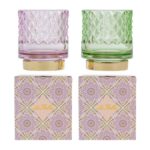 portacandela vetro bicolor