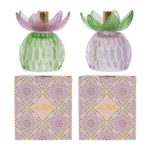 portacandela fiore bolle bicolor