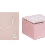 portagioie rosa vetro mongolfiere