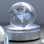 Sfera Crystal Planet fatina ballerina Ø6cm