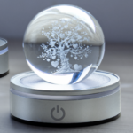 Sfera Crystal Planet albero vita  Ø10cm